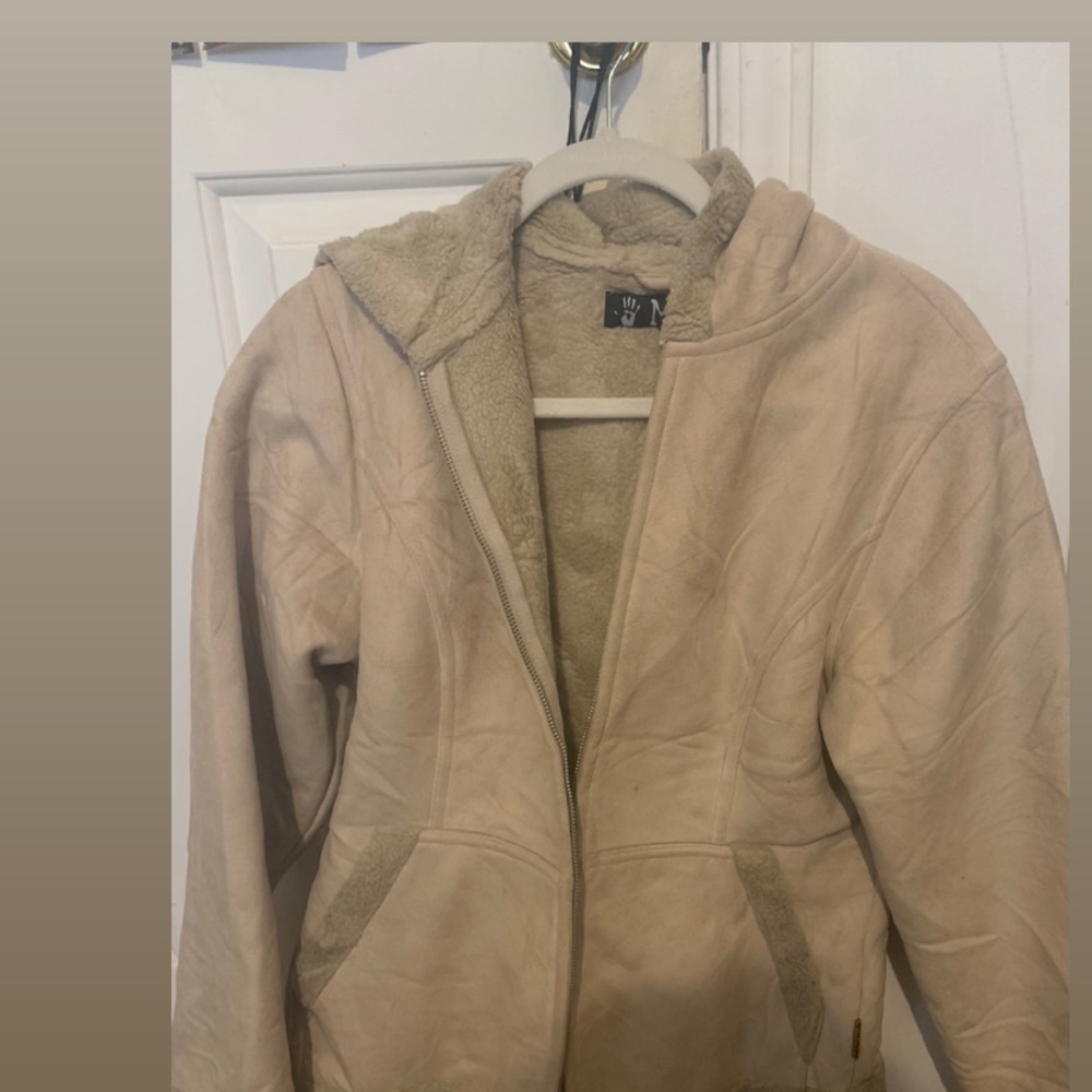 Sherpa Trimmed Coat